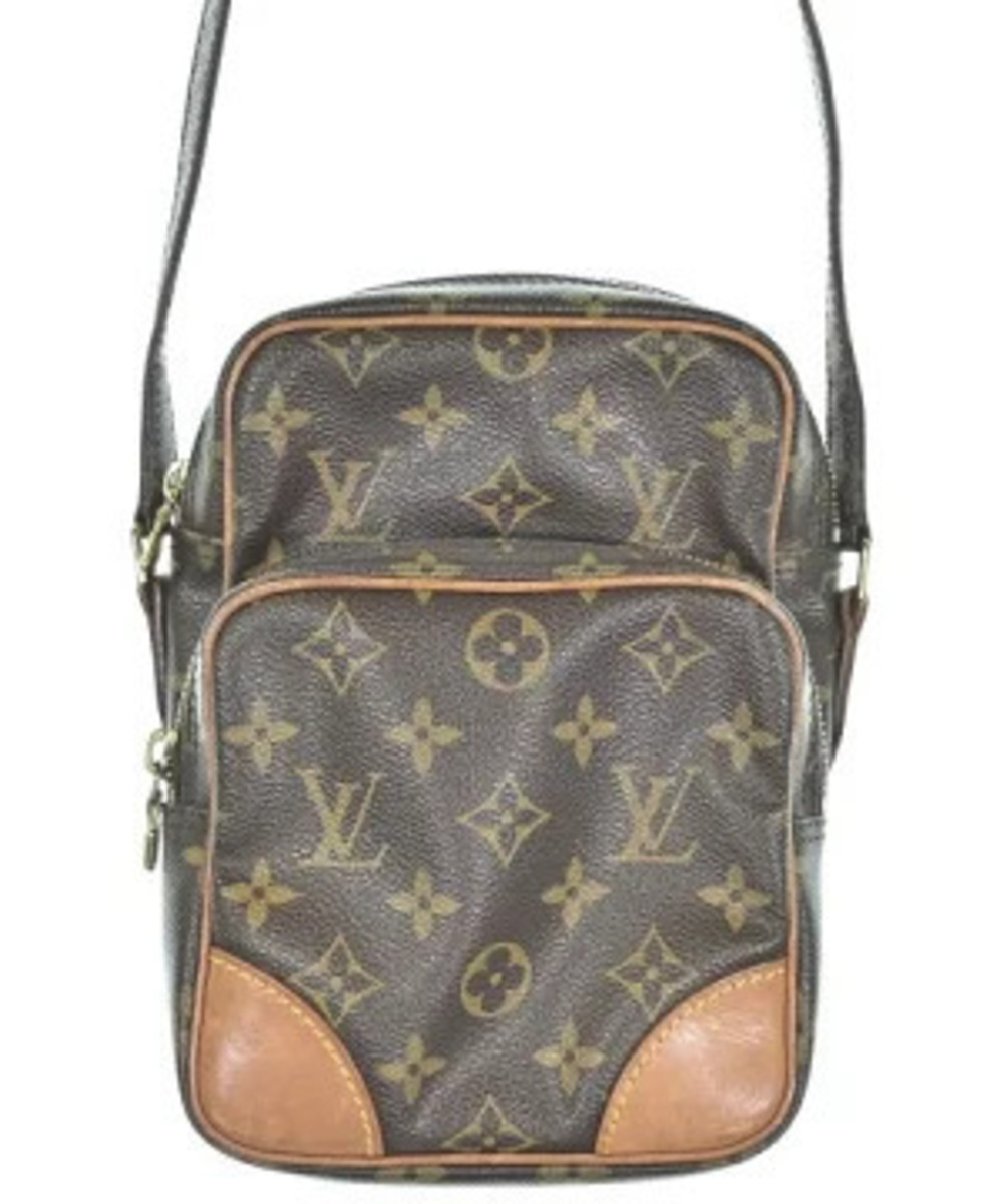 Louis Vuitton Shoulder Bag Brown Beige Cream All over